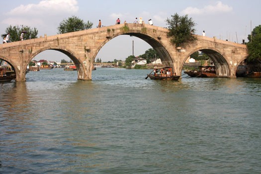 Photo:  bridge of Zhujiajiao is Fangsheng bridge